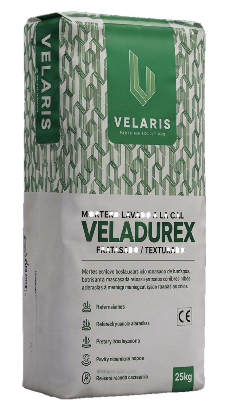 Saco de mortero lavado a la cal Veladurex